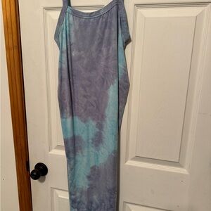 Tie-Dye Sleeveless maternity  Dress